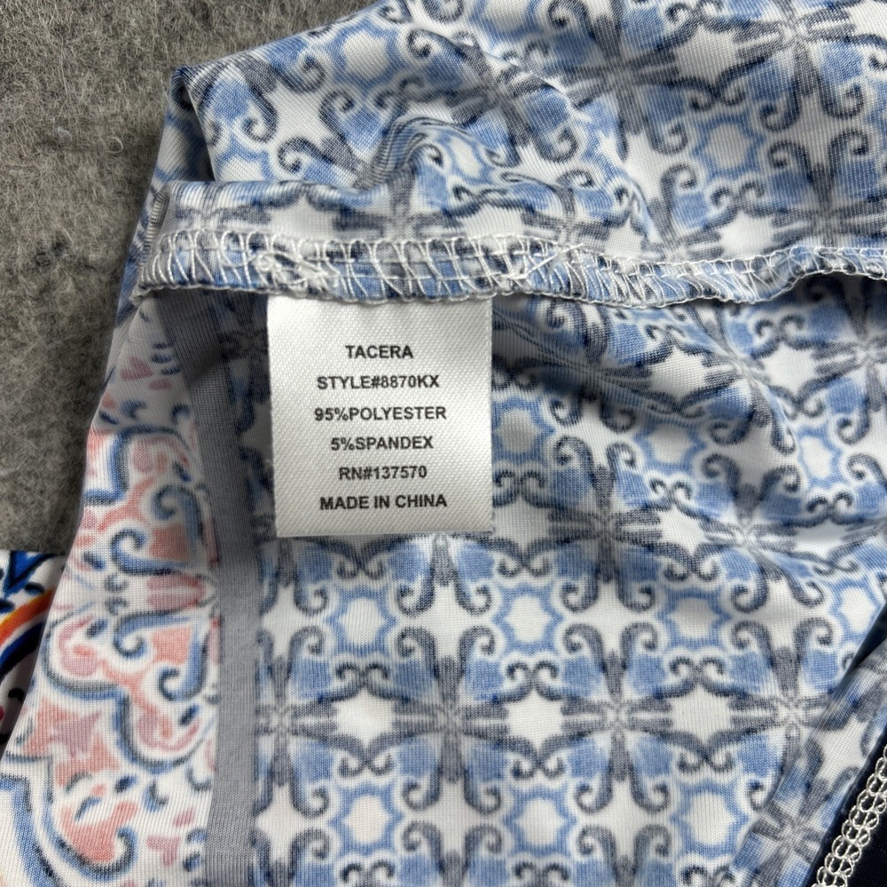 New Tacera A-Line‎ Dress Women's 3X Multicolor Geometric Medallion Artsy Casual - Picture 6 of 9